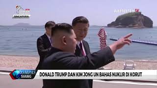 Donald Trump dan Kim Jong Un Bahas Nuklir di Korea Utara