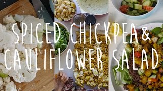 Spiced Chickpea & Cauliflower Salad