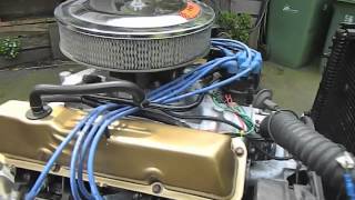 Ford 390 FE big block engine test