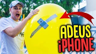 MANDEI MEU iPHONE PARA O CÉU !!! (DEU MUITO RUIM )