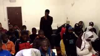 Une visite de fraternité Islamique dans la Madrasah( École ) de de l'imam Mohamed Diané.