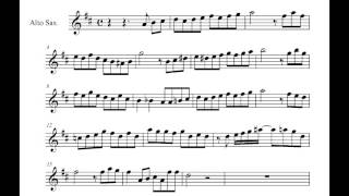 Alto fox . Notes alto sax. Ноты для альт саксофона.
