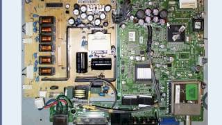 Ремонт телевизора LG RZ 20LA90, шасси ML 041B, нет изображения, нет звука, меню отображается!