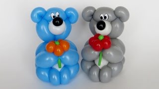 Медведь, Мишутка из шаров / Bear  of balloons (Subtitles)