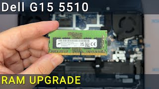 Dell G15 5510 How to Upgrade and Install RAM memory