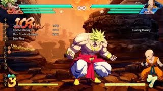 Dragon Ball FighterZ Broly x Adult Gohan synergy