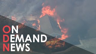 BLAZING Texas Wildfire Forces Hundreds to Flee