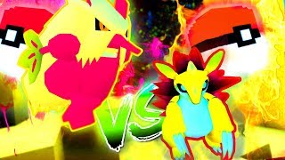 RED VS YELLOW - Minecraft Pixelmon LUCKY BLOCK BATTLE!