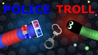 Slither.io - 1 POLICE TROLL snake vs 88'888 suspects snakes