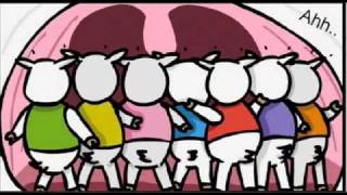 MAMA GOAT & her 7 kids vore