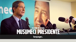 Musumeci è il Presidente della Regione Siciliana: "Non posso gioire, penso a mio figlio morto"