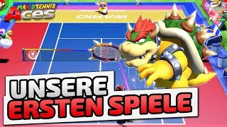 Unsere ersten Spiele - ♠ Mario Tennis Aces #001 ♠ - Nintendo Switch - Dhalucard