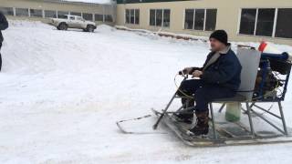 Аэросани своими руками. Тест драйв. Все