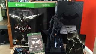 XBOX ONE UNBOXING BATMAN ARKHAM KNIGHT LIMITED EDITION GAME