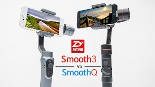 Zhiyun Smooth3 vs Zhiyun Smooth-Q Samrt Gimbal Comparison [4K] /4세대 스마트폰 짐벌 지윤텍 스무스Q vs 스무스3