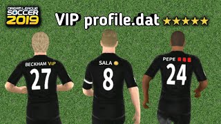 VIP players profile.dat download now | in Dream League Soccer 2019