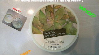 THE FACE SHOP HERB DAY CLEANSING CREAM GREEN TEA?