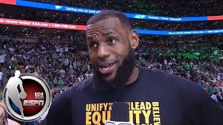 LeBron James praises new teammates' 'IQ and passion' | ESPN