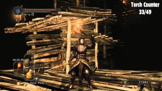 Dark Souls 2: Scholar of the First Sin - The Gutter - All torch locations