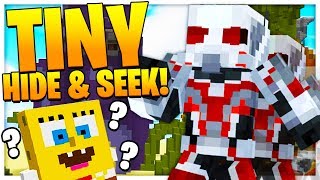 TINY SPONGEBOB HIDE AND SEEK ON BIKINI BOTTOM - MINECRAFT MODDED Hide And Seek