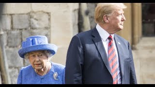Trump Turns His Back On The Queen, Outrage Ensues
