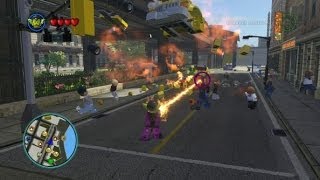 LEGO Marvel Super Heroes - Unlocking Super Skrull + Gameplay (Character Token Location)