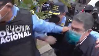 Honduras: Ex-President Hernandez appears in court amid US extradition push