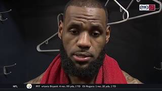 LeBron James is critical of his own game despite recording third straight triple-double