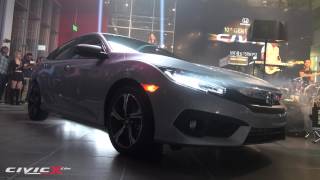 2016 Honda Civic Sedan Global Reveal @ Youtube in LA