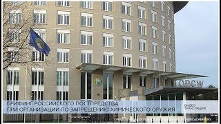 Заявление российских представителей при ОЗХО по инциденту в Солсбери