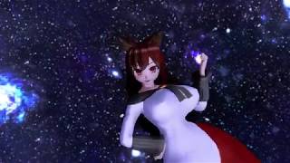 [giantess mmd]超々巨大化する影狼