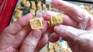 Sweet Potato Pie Freeze Dried in my Harvest Right Freeze Dryer
