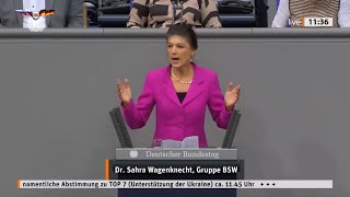 Сара Вагенкнехт: Только сумасшедший верит ещё в победу Украины! Там нет побед - там только смерть!