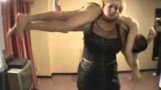Huge woman lifts