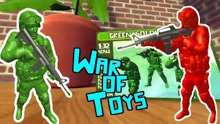 БИТВА ИГРУШЕЧНЫХ СОЛДАТИКОВ Игровой мультфильм для детей БИТВА ИГРУШЕК ДОМА War of Toys