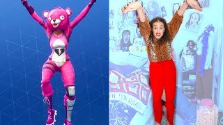 FORTNITE DANCE CHALLENGE in REAL LIFE!!