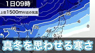 12月に入り真冬を思わせる寒さ 気温変化に注意