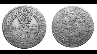 Зигмунт Август, Трояк 1562 года. (Žygimantas Augustas, 3 Grasiu)