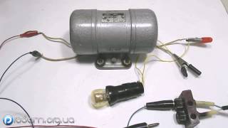 РУ-11БМ умформер генератор с 12V на 200V, инвертор, преобразователь, двигатель, электродвигатель.