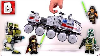 Lego Star Wars Clone Turbo Tank Set 751512 | Unbox Build Time Lapse Review