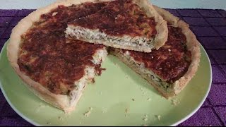 Quiche a la viande hachée.....كيش بالكفتة سريعة التحضير