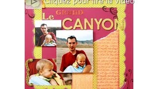 Atelier scrapbooking page en relief tutorial technique français