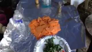 Debbie's Meat pods a simple camp fire food