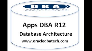 Apps DBA Architecture - Part 1