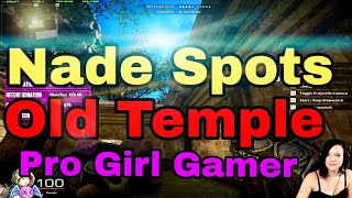 Pro Girl Gamer||Black Squad Nade Spots || Old Temple