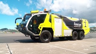 Wellington Airport's new fire engines