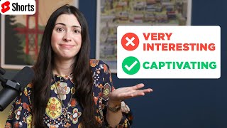 Stop saying “Very" | Use these alternatives to sound like a native #Shorts