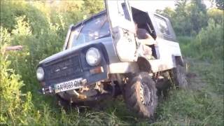 4x4 Нескучная покатуха Газ 69 Вояки vs Луаз