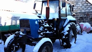 ЭТО КАПЕЦ!!! ПУСК ЮМЗ ПРИ -7 НА РЕДУКТОРНОМ СТАРТЕРЕ