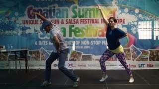 Salsa cubana con rumba - Alberto Valdes & Andria Panagi - Croatian Summer Salsa Festival 2013